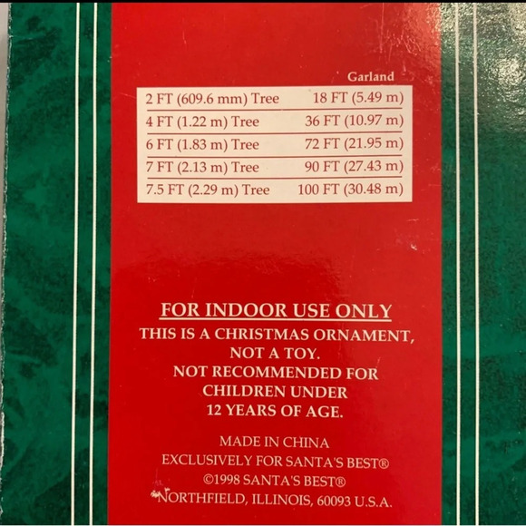 New Gold Sparkling Beaded Garland 36 Feet Christmas Tree Decoration Santa’s Best - Picture 5 of 6